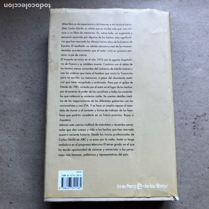 Libros: TODA UNA &Eacute;POCA. CARLOS D&Aacute;VILA. ED. LA ESFERA DE LOS LIBROS 2004. - Foto 11