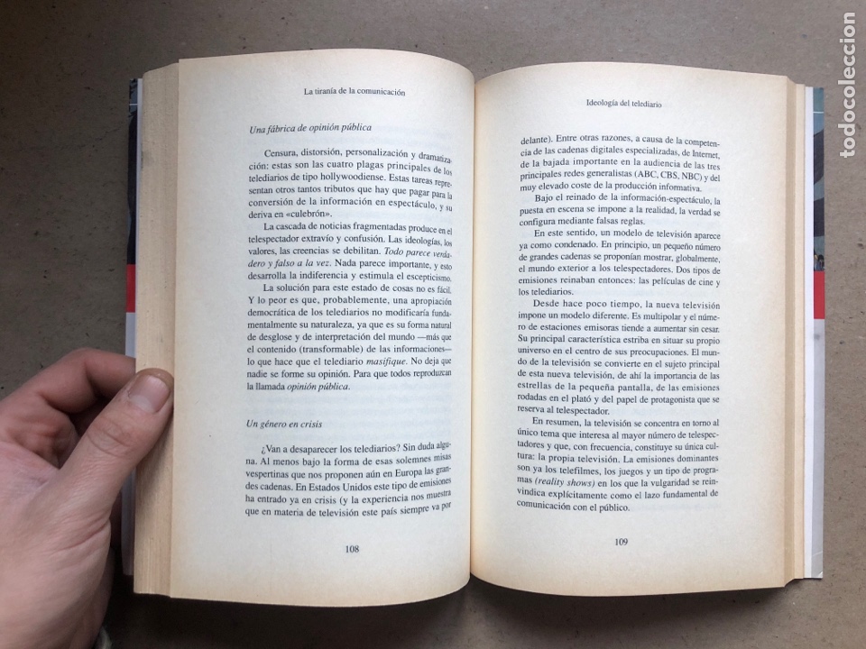 Libros: LA TIRANIA DE LA COMUNICACI&Oacute;N. IGNACIO RAMONET. EDITORIAL DEBATE 2003. - Foto 5
