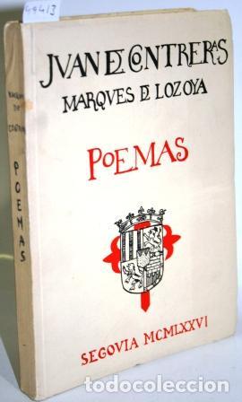Libros: POEMAS - CONTRERAS, Juan de - Foto 1