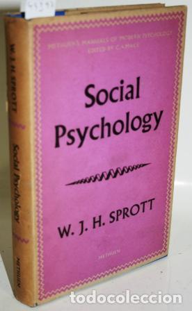 Libros: SOCIAL PSYCHOLOGY - SPROTT, W.J.H. - Foto 1