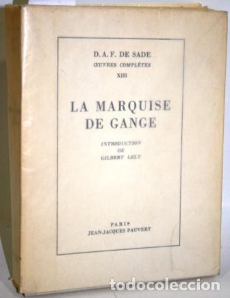 Libros: LE MARQUISE DE GANGE - SADE, D.A.F. de - Foto 1
