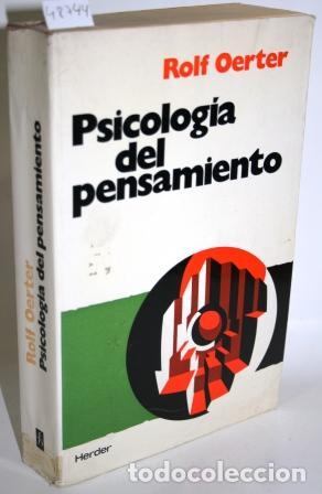 Libros: PSICOLOG&Iacute;A DEL PENSAMIENTO - OERTER, Rolph - Foto 1