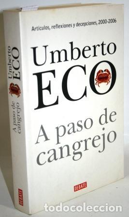 Libros: A PASO DE CANGREJO - ECO, Umberto - Foto 1