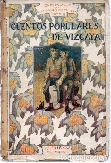 Libros: TRUEBA, Antonio de. - CUENTOS POPULARES DE VIZCAYA. - Foto 1