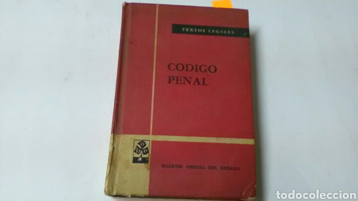 Libros: C&Oacute;DIGO PENAL / Bolet&iacute;n Oficial del Estado 1978 - Foto 1