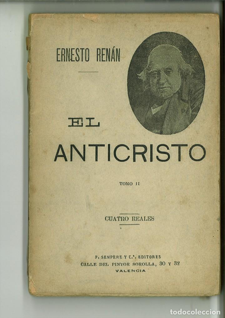 Libros: EL ANTICRISTO. TOMO II. Ernesto Ren&aacute;n - Foto 1