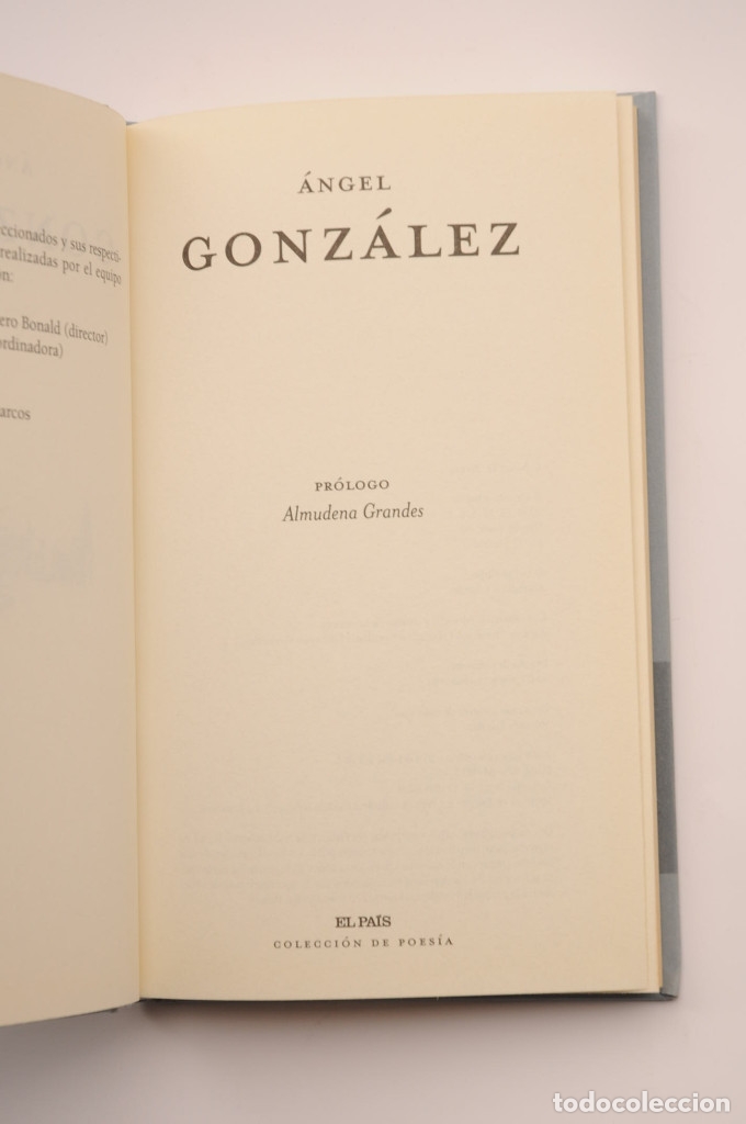 Libros: &Aacute;ngel Gonz&aacute;lez - GONZ&Aacute;LEZ, &Aacute;ngel - Foto 2