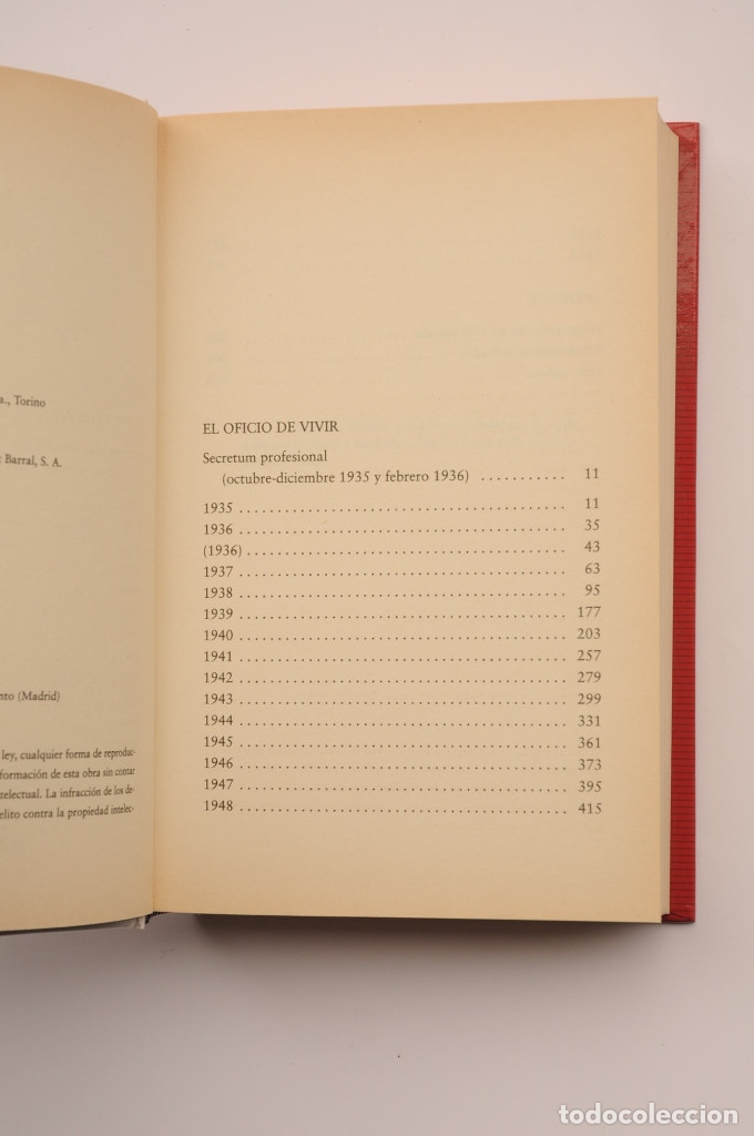 Libros: El oficio de vivir - PAVESE, Cesare - Foto 3