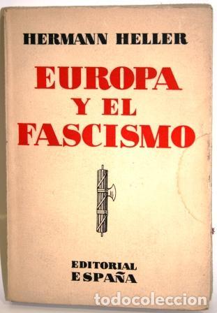 Libros: EUROPA Y EL FASCISMO - HELLER, Hermann - Foto 1