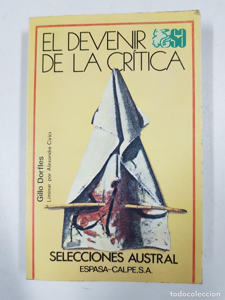 Libros: EL DEVENIR DE LA CRITICA / Gillo Dorfles - Foto 1