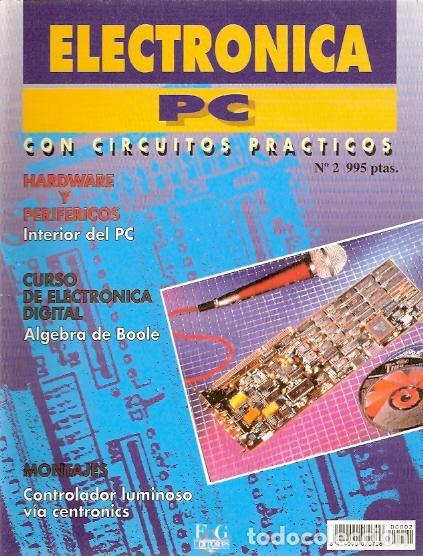 Libros: Electr&oacute;nica PC con circuitos pr&aacute;cticos, n&ordm; 2. - VV. AA. - Foto 1