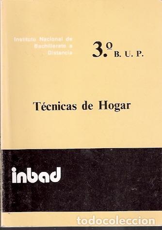 Libros: T&eacute;cnicas de Hogar. 3&ordm; B.U.P. - VV. AA. - Foto 1
