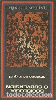 Libros: Sociolog&iacute;a o subversi&oacute;n - Amando, Miguel de - Foto 1
