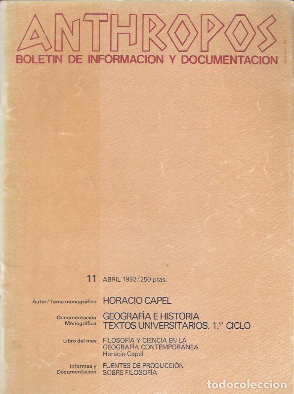 Libros: Anthropos, 11. Revista de Informaci&oacute;n y Documentaci&oacute;n - VV. AA. - Foto 1