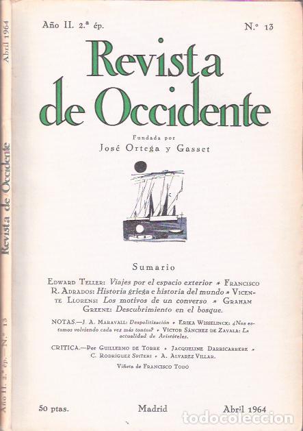 Libros: Revista de Occidente, 13. A&ntilde;o II. 2&ordf; &Eacute;poca. - AA.VV. - Foto 1
