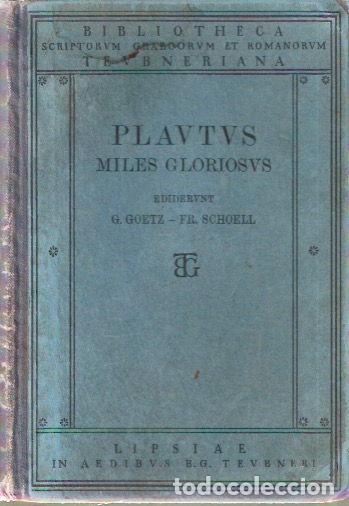 Libros: Miles gloriosvs - Plavtvs - Foto 1