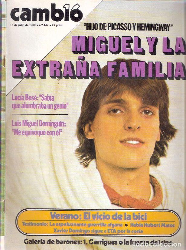 Libros: Cambio 16, N&ordm; 449. Julio - AA.VV. - Foto 1