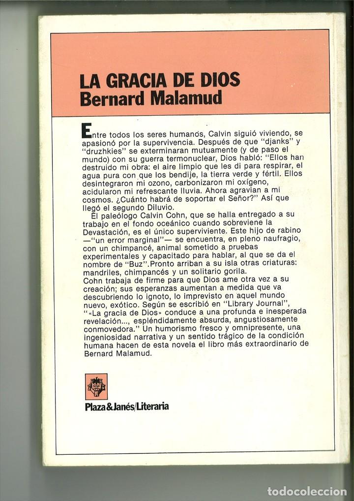 Libros: LA GRACIA DE DIOS. Bernard Malamud - Foto 2