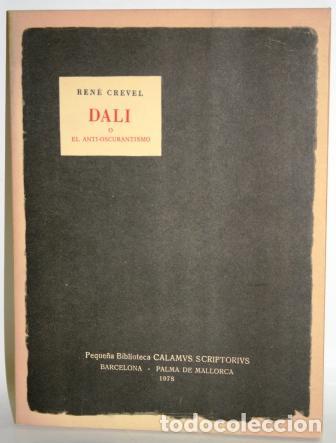 Libros: DAL&Iacute; O EL ANTI-OSCURANTISMO - CREVEL, Ren&eacute; - Foto 1