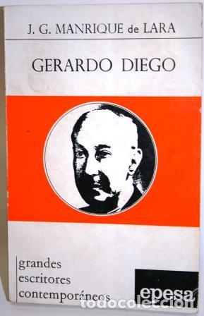 Libros: GERARDO DIEGO - MANRIQUE DE LARA, J.G. - Foto 1