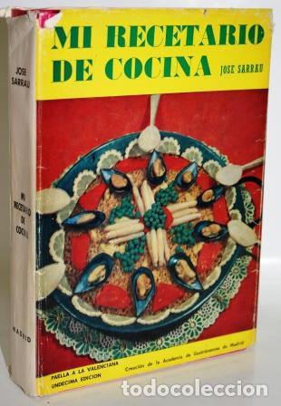 Libros: MI RECETARIO DE COCINA - SARRAU, Jos&eacute; - Foto 1