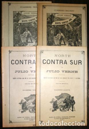 Libros: NORTE CONTRA SUR. 4 cuadernos - VERNE, Julio - Foto 1