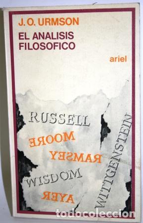 Libros: EL AN&Aacute;LISIS FILOS&Oacute;FICO - URMSON, J.O. - Foto 1