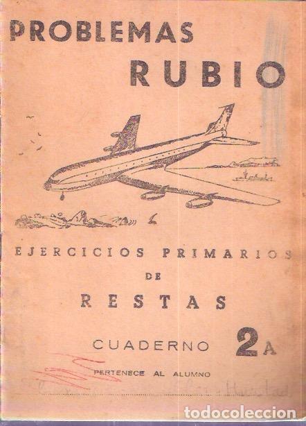 Libros: Problemas Rubio. Ejercicios primarios de restas, 2 A. - Rubio - Foto 1