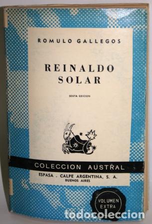 Libros: REINALDO SOLAR - GALLEGOS, R&oacute;mulo - Foto 1