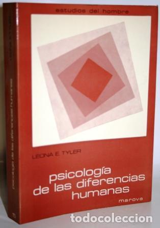 Libros: PSICOLOG&Iacute;A DE LAS DIFERENCIAS HUMANAS - TYLER, Leona E. - Foto 1