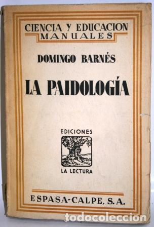 Libros: LA PAIDOLOG&Iacute;A - BARN&Eacute;S, Domingo - Foto 1