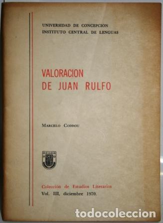 Libros: Valoraci&oacute;n de Juan Rulfo - CODDOU, Marcelo - Foto 1