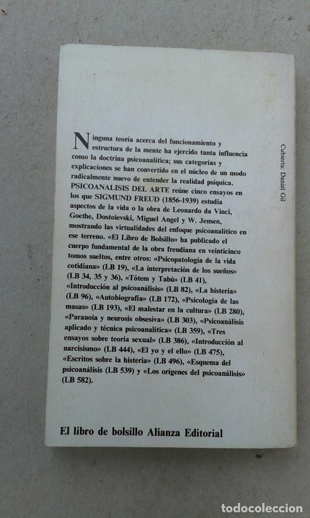 Libros: PSICOAN&Aacute;LISIS DEL ARTE. - Foto 2