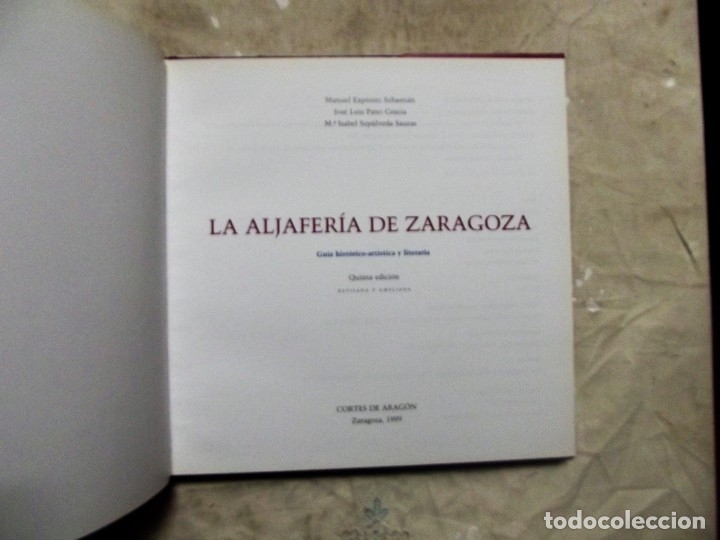 Libros: LA ALJAFERIA DE ZARAGOZA - Foto 2