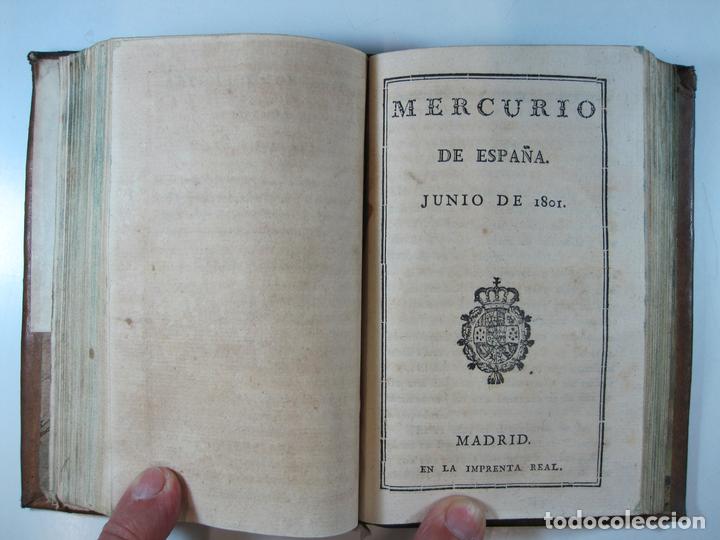 Libros: MERCURIO DE ESPA&Ntilde;A.: ABRIL, MAYO, JUNIO DE 1801 - . - Foto 1