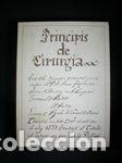 Libros: PRINCIPIS DE CIRURGIA - AYALA, GERONIMO DE - Foto 1