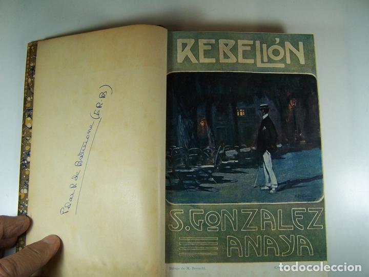 Libros: REBELION - GONZALEZ ANAYA, S. - Foto 3