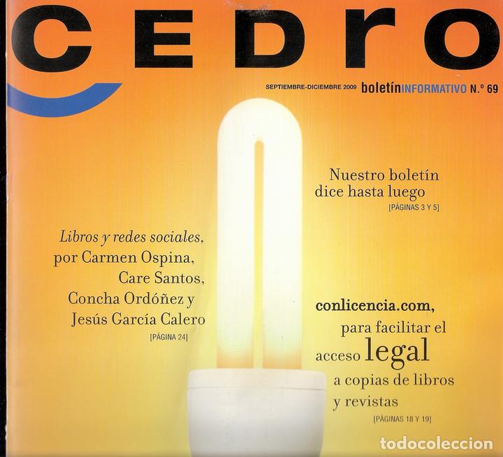 Libros: CEDRO. Bolet&iacute;n Informativo N&ordm; 69. - Moll&aacute;, Juan - Foto 1