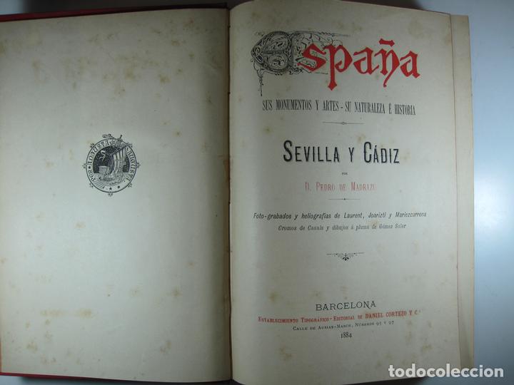 Libros: SEVILLA Y CADIZ - MADRAZO, PEDRO DE - Foto 3
