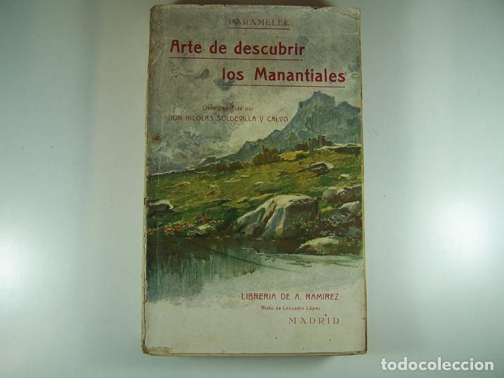 Libros: ARTE DE DESCUBRIR LOS MANANTIALES - ABATE PARAMELLE - Foto 1