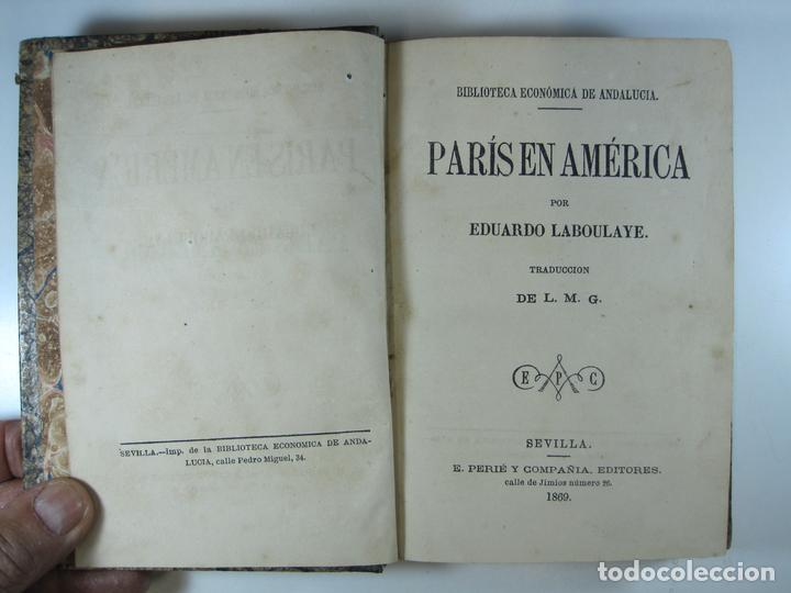 Libros: PARIS EN AMERICA - LABOULAYE, EDUARDO - Foto 1