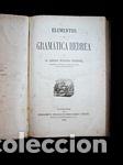 Libros: ELEMENTOS DE GRAMATICA HEBREA - GARRIGA, RAMON MANUEL - Foto 1