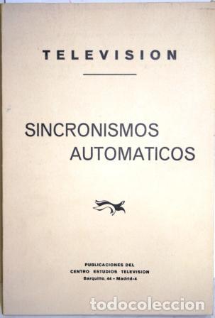 Libros: Televisi&oacute;n. Sincronismos Autom&aacute;ticos - VALD&Eacute;S L&Oacute;PEZ, Luis (direccion) - Foto 1