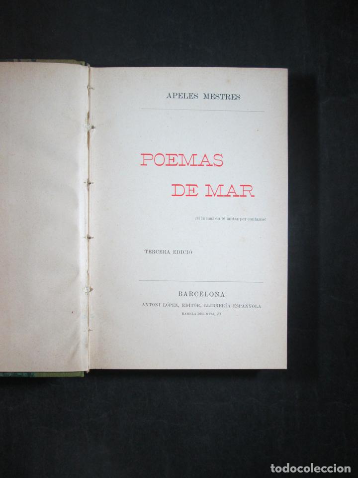 Libros: POEMAS DE MAR - MESTRES, APELES - Foto 1