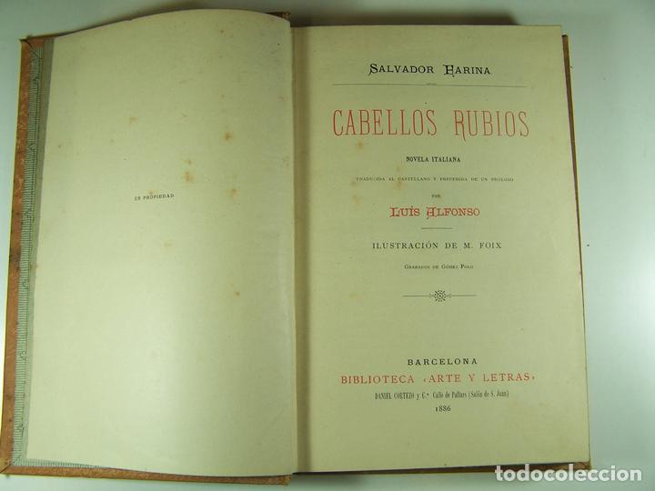 Libros: CABELLOS RUBIOS - HARINA, SALVADOR - Foto 3