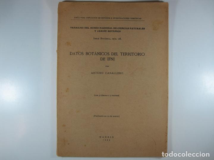Libros: DATOS BOTANICOS DEL TERRITORIO DE IFNI - CABALLERO, ARTURO - Foto 2