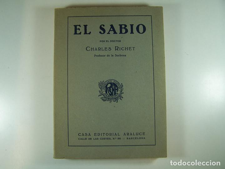 Libros: EL SABIO - RICHET, CHARLES - Foto 1
