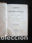 Libros: ELEMENTOS DE HISTORIA NATURAL - RAMOS, M. - Foto 1