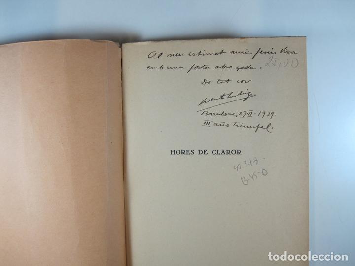 Libros: HORES DE CLAROR - CORTES BUHIGAS, J. - Foto 1