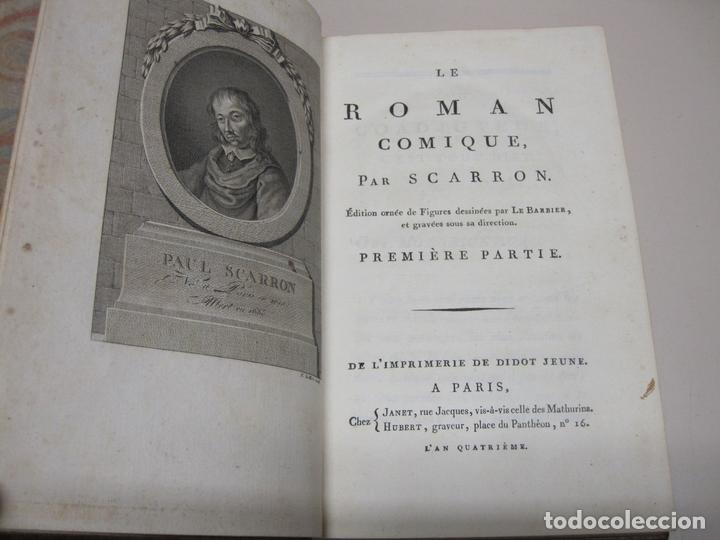 Libros: LE ROMAN COMIQUE - SCARRON - Foto 3